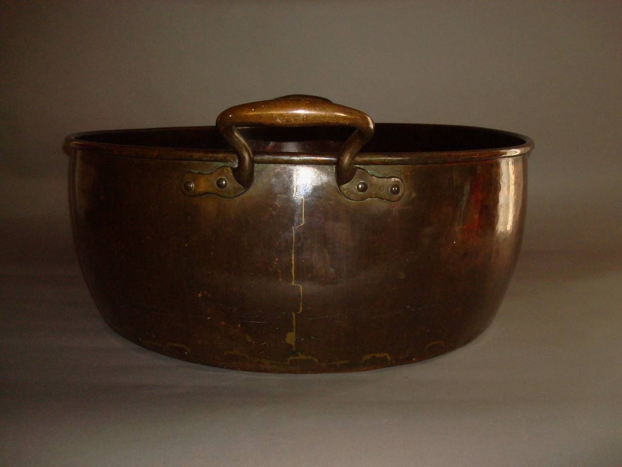 Superb 19th Century Large Bronzed Copper Jardinere or Wine Cistern 2