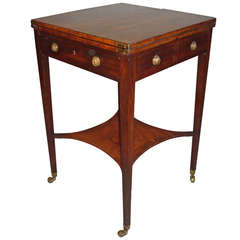 A Good George III Mahogany Patience Table 12
