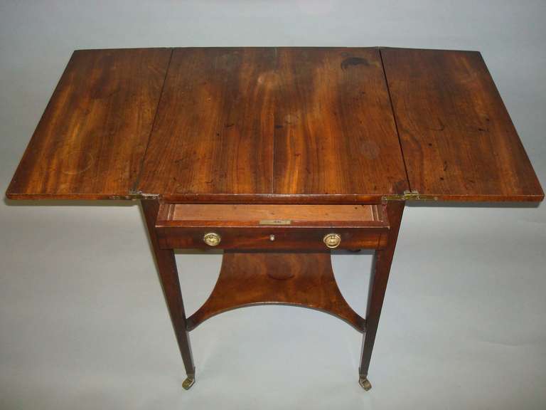 A Good George III Mahogany Patience Table In Good Condition For Sale In Moreton-in-Marsh, Gloucestershire