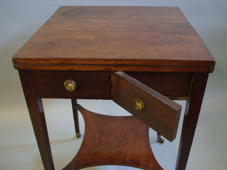 Late 18th Century A Good George III Mahogany Patience Table For Sale