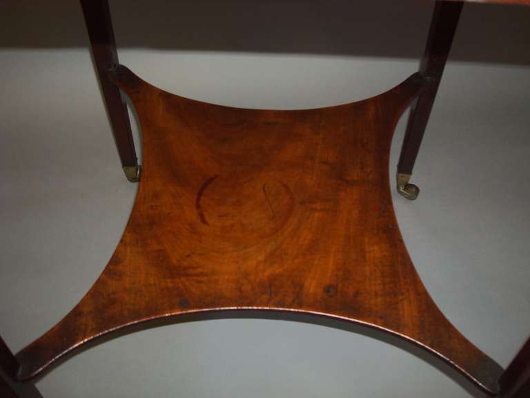 A Good George III Mahogany Patience Table For Sale 2