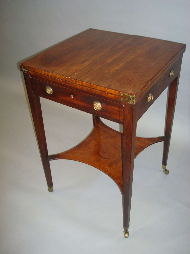 A Good George III Mahogany Patience Table For Sale 3