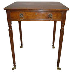 An Elegant Regency Gillows Mahogany Side Table