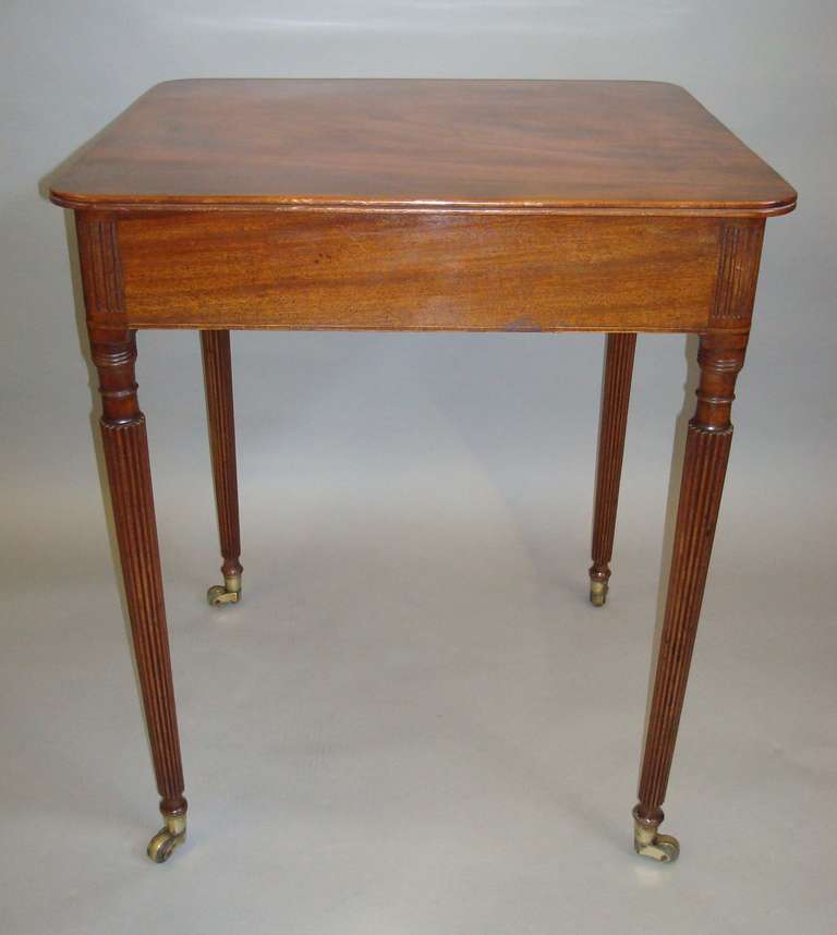 19th Century An Elegant Regency Gillows Mahogany Side Table