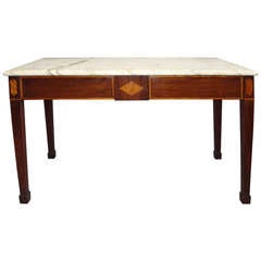 A Good George III Irish Mahogany Serving/Side Table 10