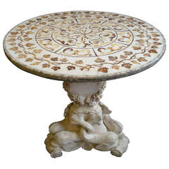 Very Impressive Mid 19th Century Italian Marble Centre Table