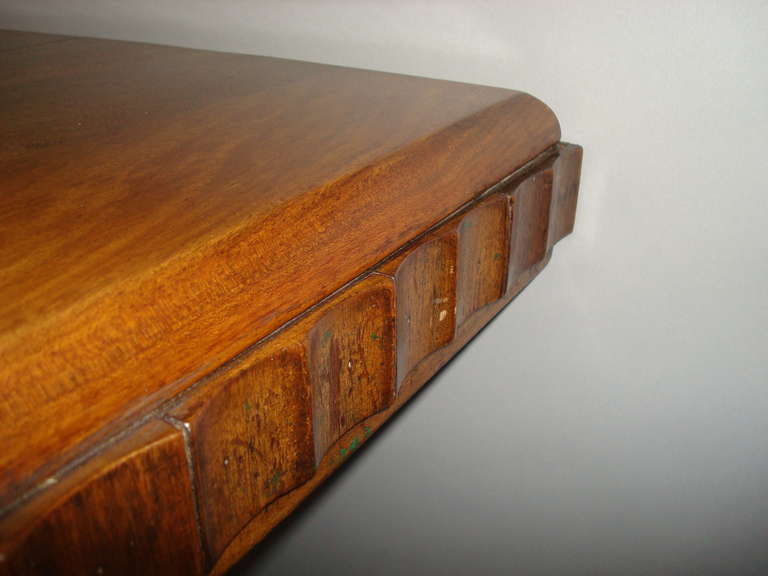 Stylish Early 20th Century Walnut Centre Table in the Art Deco Style For Sale 4