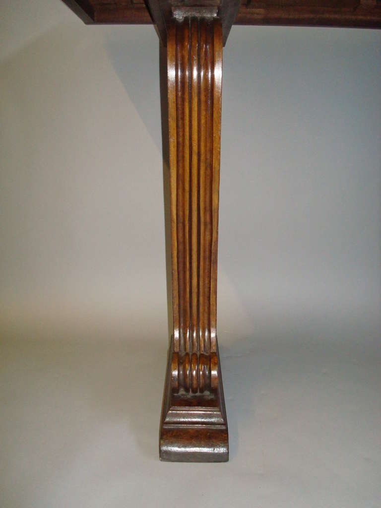Stylish Early 20th Century Walnut Centre Table in the Art Deco Style For Sale 5