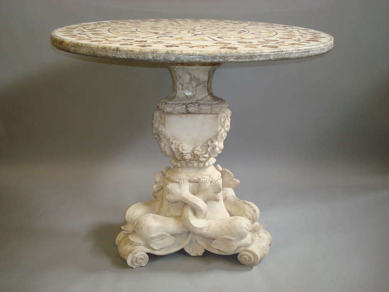 Very Impressive Mid 19th Century Italian Marble Centre Table 3