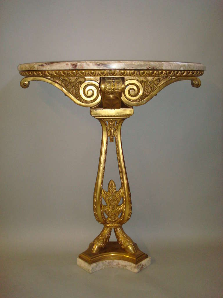 Stylish Neoclassical, Ormolu Pier or Console Table In Excellent Condition In Moreton-in-Marsh, Gloucestershire
