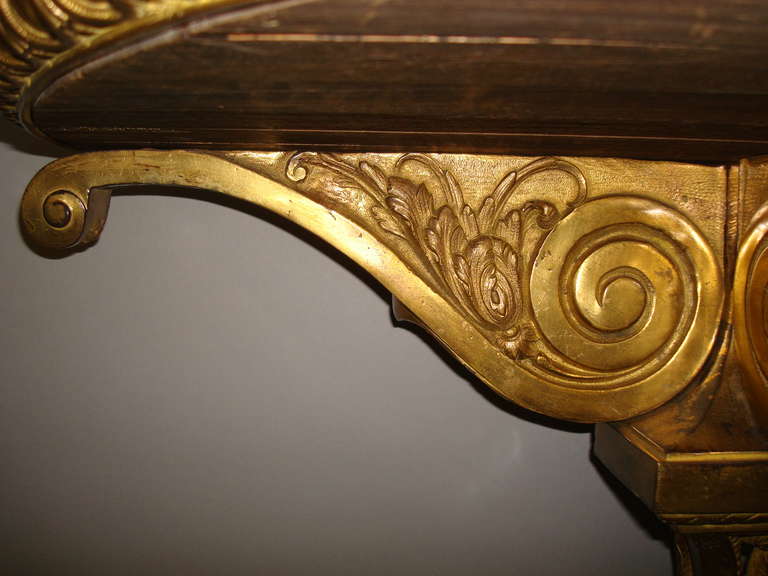 Stylish Neoclassical, Ormolu Pier or Console Table 4