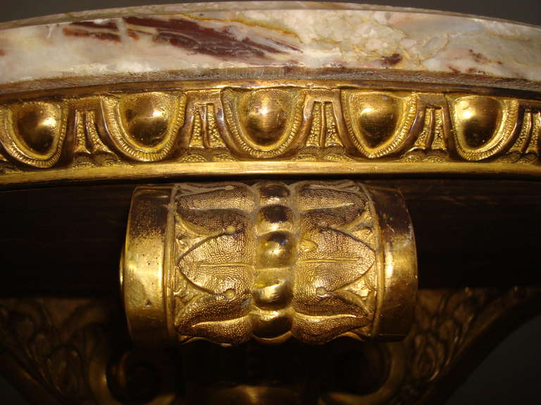 Stylish Neoclassical, Ormolu Pier or Console Table 5