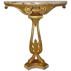 Stylish Neoclassical, Ormolu Pier or Console Table