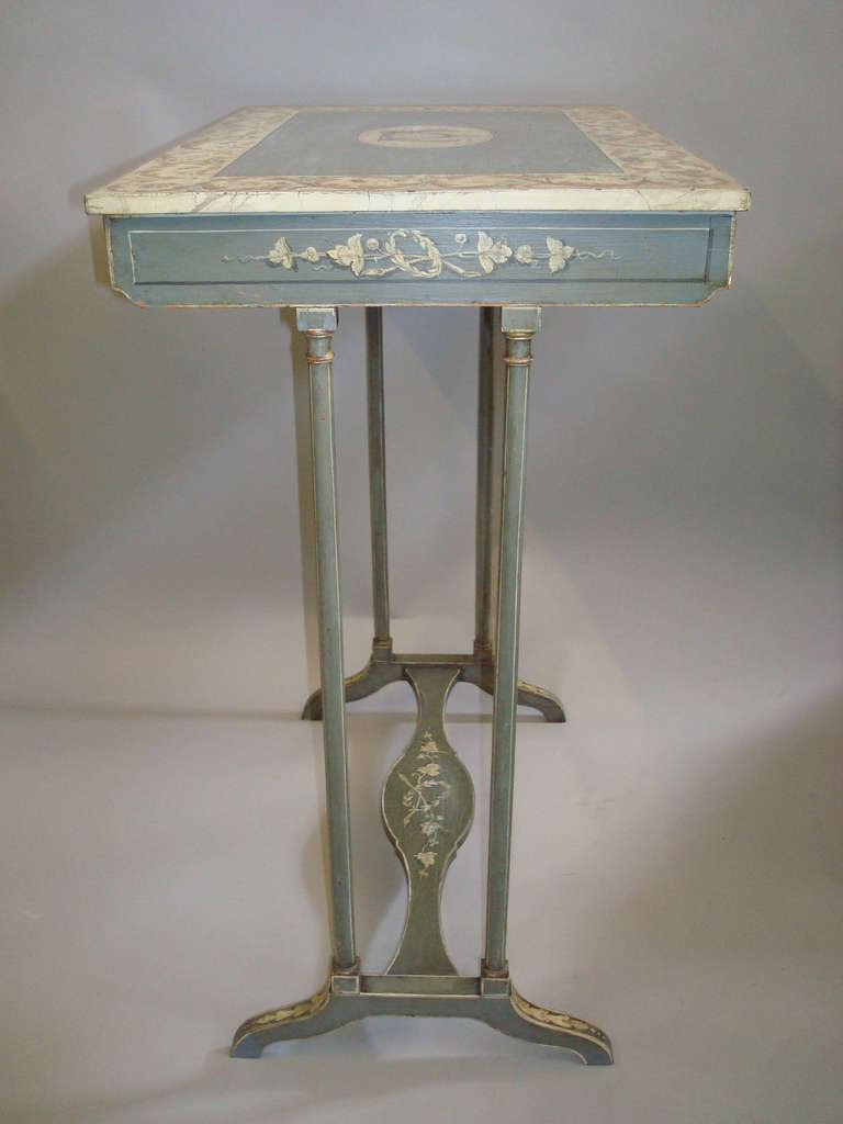 19th Century Fine Regency Painted Occasional or End Table