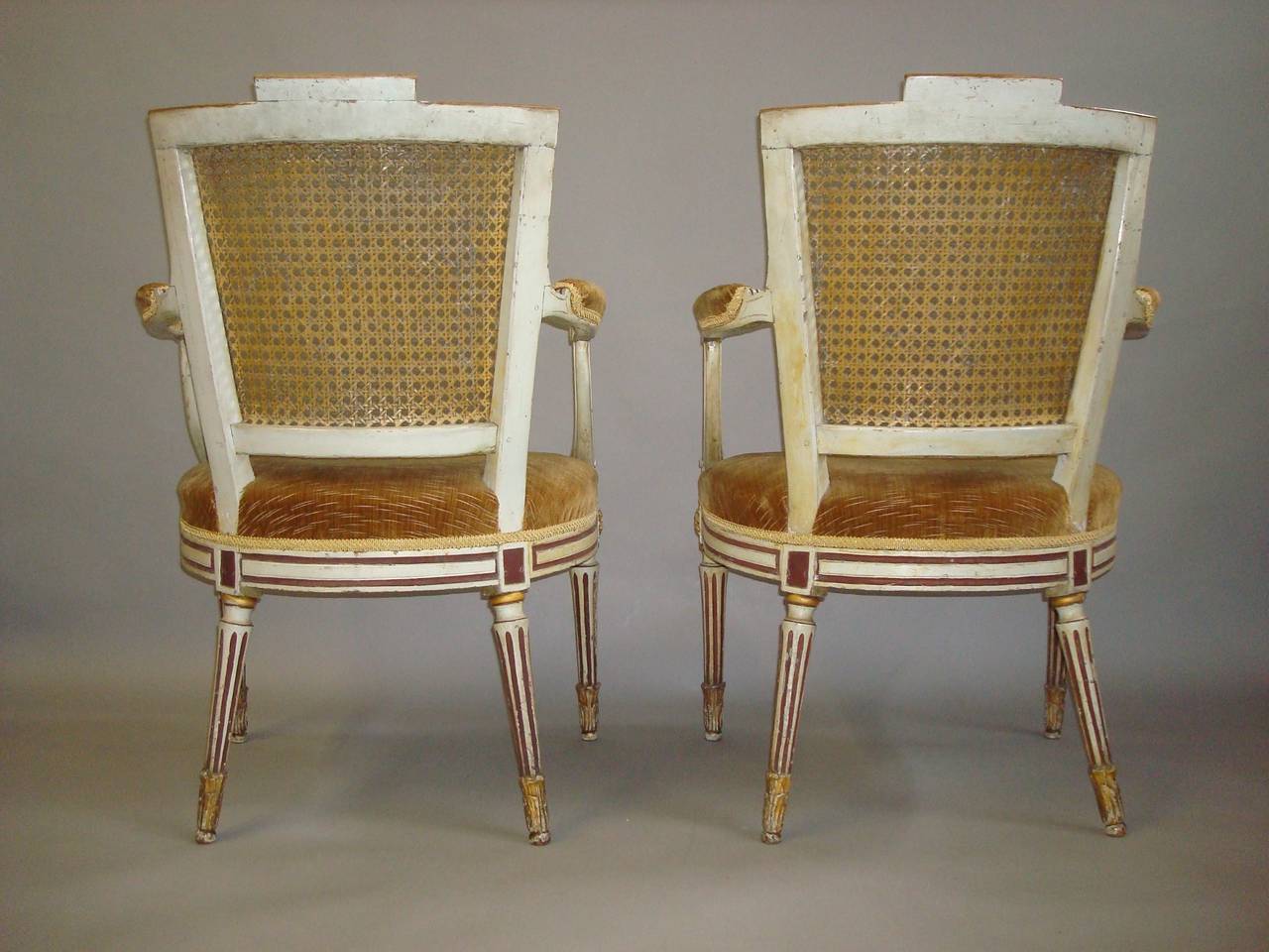 19th century Italian Set of twelve Dining Chairs in the Style of Louis XVI 2