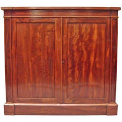 A Geo IV Gillow mahogany side cabinet