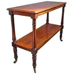 Geo IV Mahogany Dumb Waiter Stamped 'Holland and Sons'