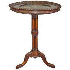 Gillows Regency Rosewood and Papier Mache Tripod Table