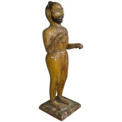 19th Century Carved Indian Figure 3