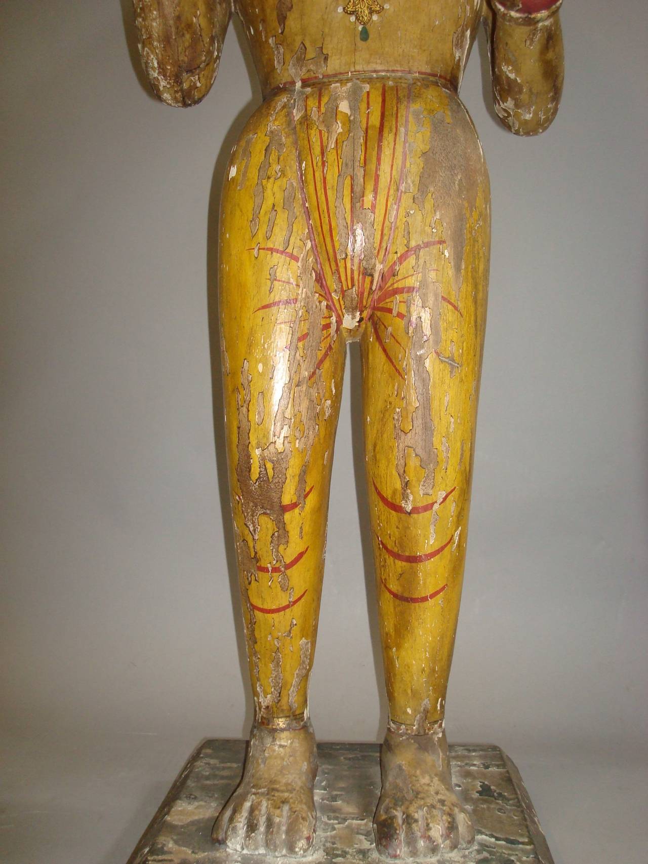 19th Century Carved Indian Figure For Sale 6