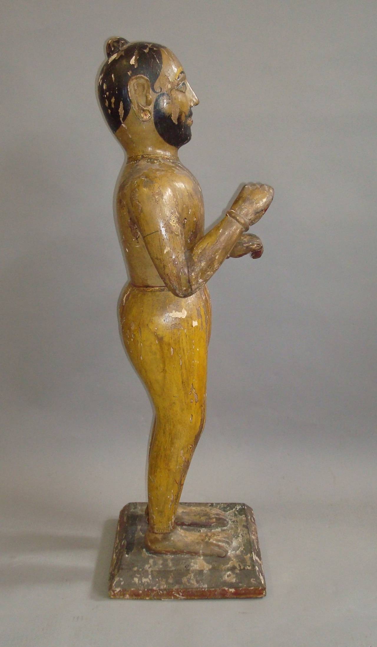 19th Century Carved Indian Figure For Sale 1