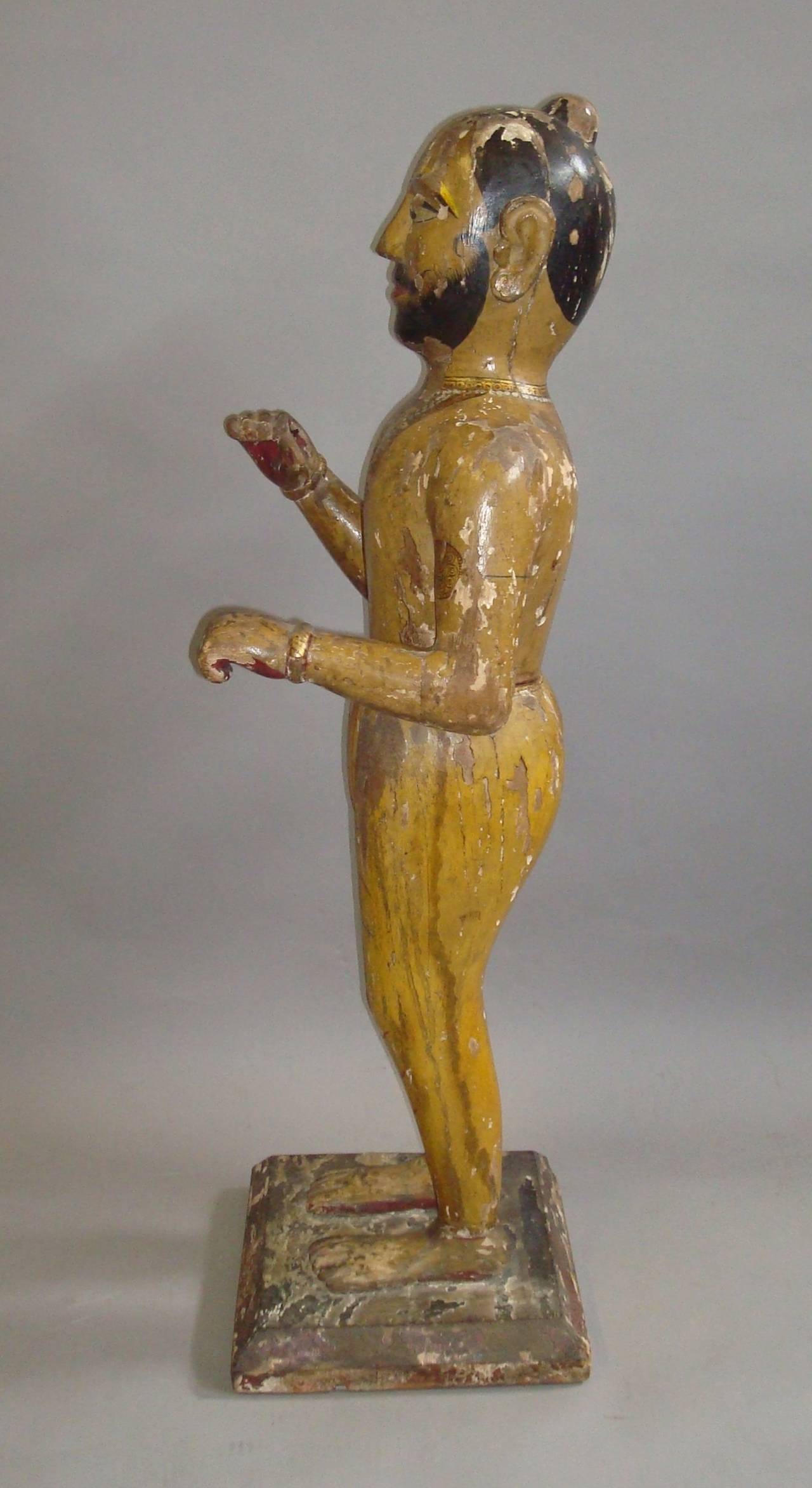 19th Century Carved Indian Figure For Sale 3