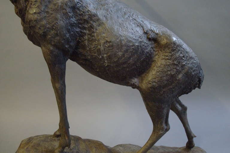 Impressive 'Life Size' 19th Century Bronze Stag In Good Condition In Moreton-in-Marsh, Gloucestershire