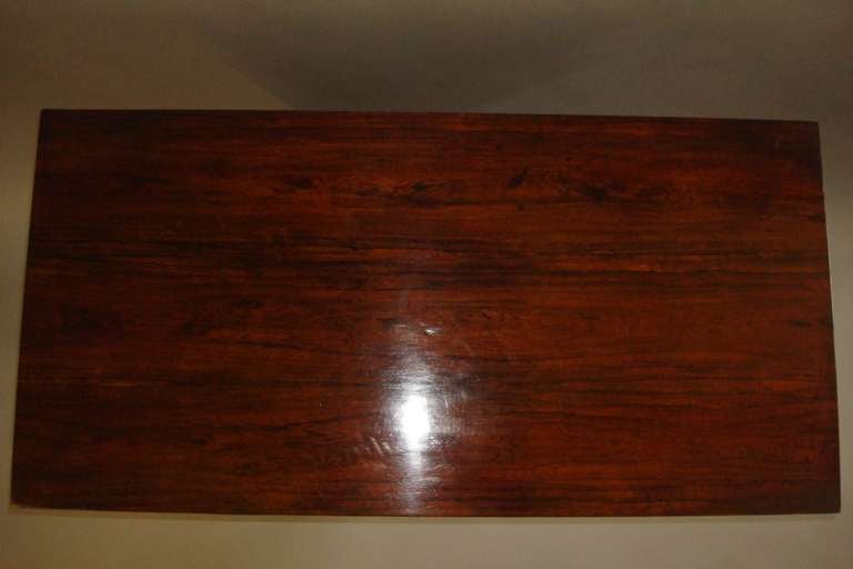 Good Regency Rosewood Large Fold Over Tea Table In Good Condition In Moreton-in-Marsh, Gloucestershire