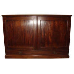 George III Mahogany Gillows Folio Cabinet / Dwarf Press 11