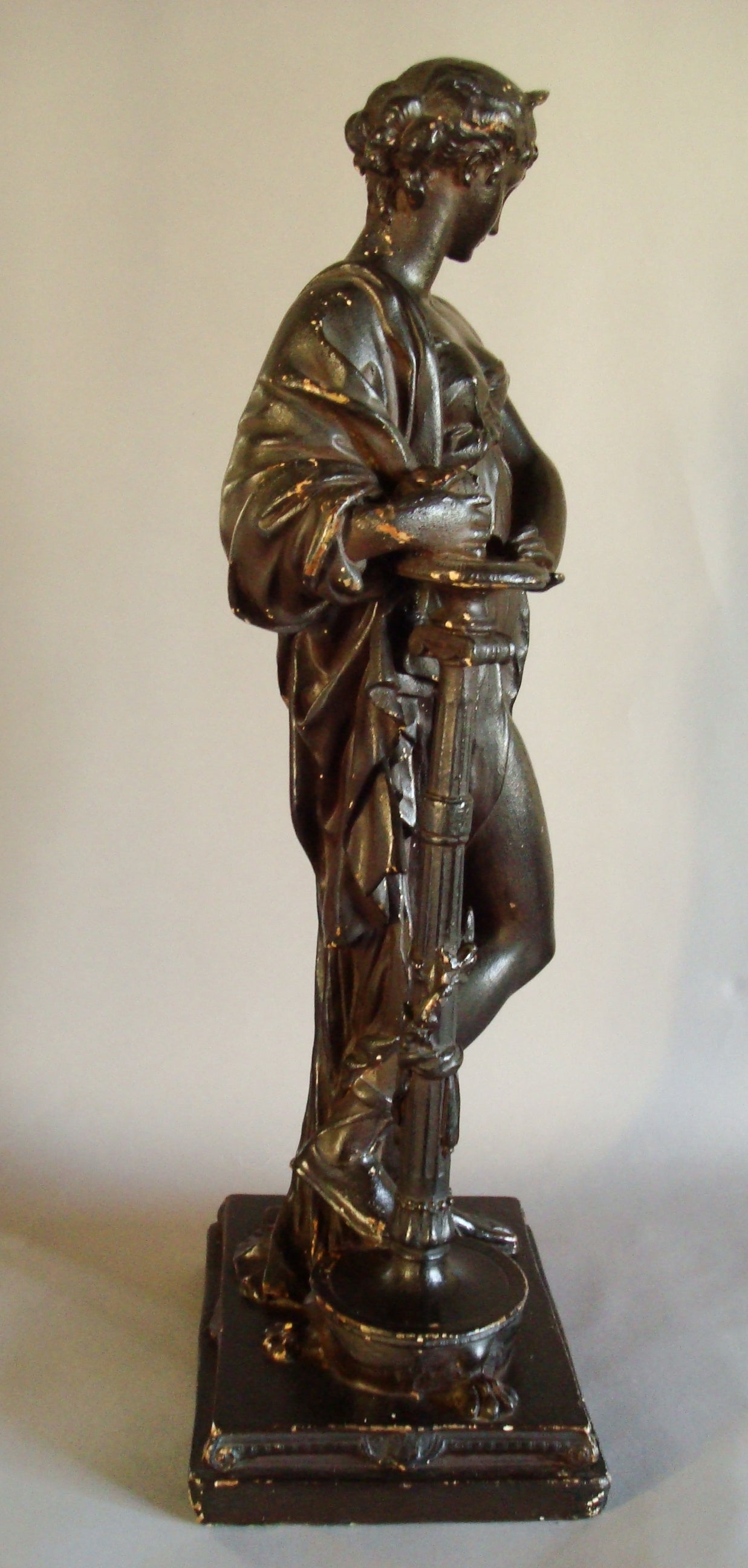 Regency 'Bronzed' Sculpture of a Classical Figure For Sale at 1stDibs