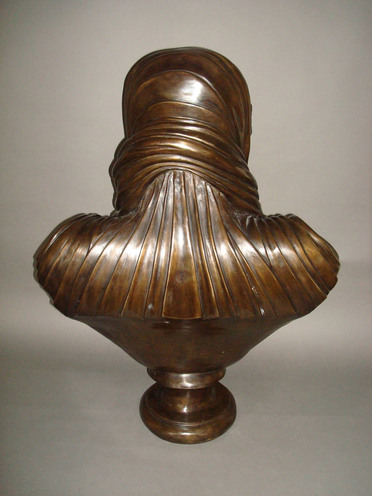 Classical Bronze Bust of oversized proportions 2