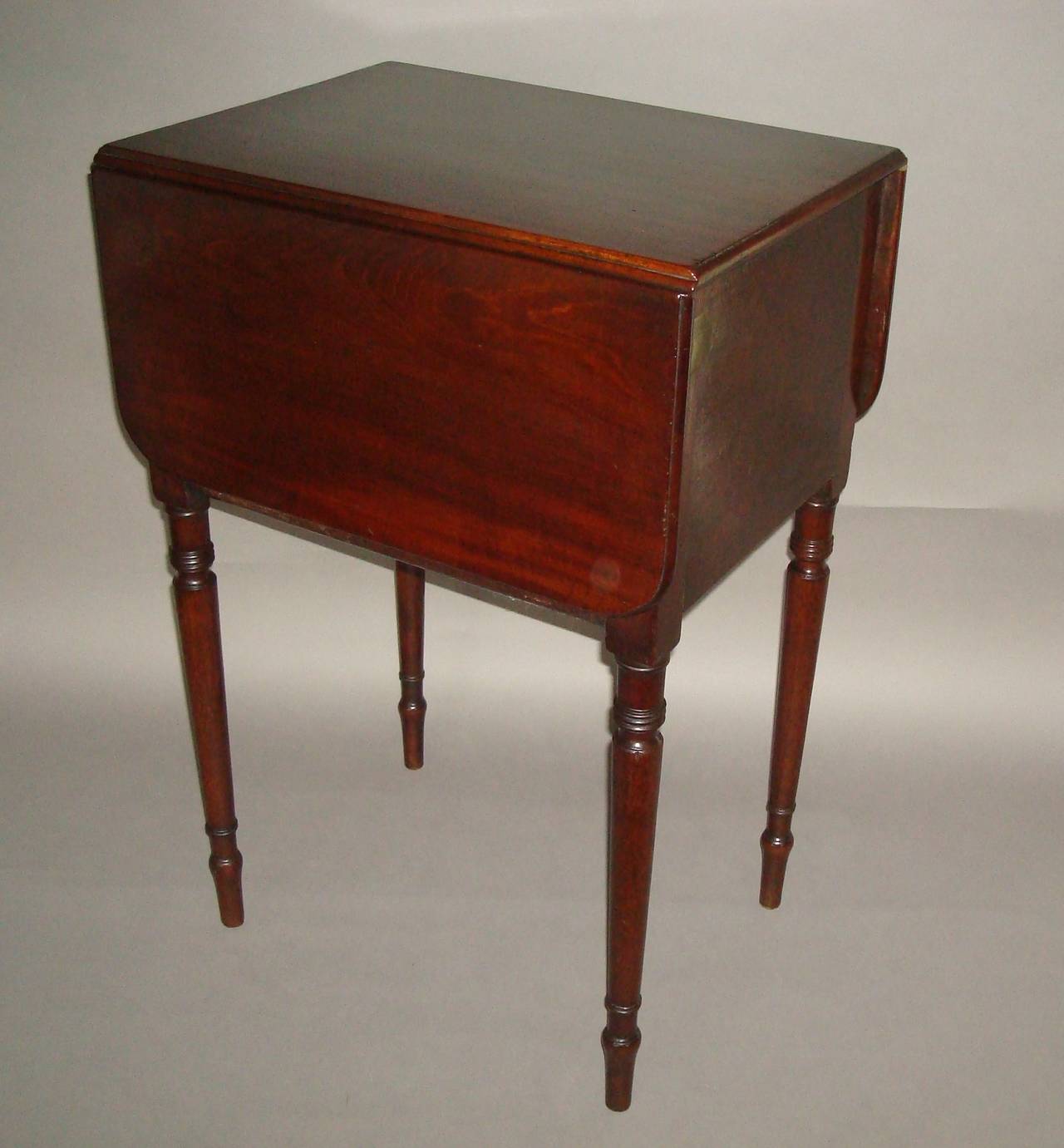 A Rare Regency Mahogany Deception Table For Sale 2