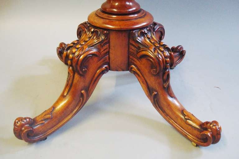 Good Quality George IV Satinwood Center Table 4