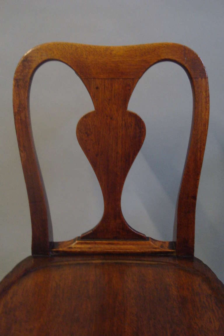 Rare Pair of George III Mahogany Child's Chairs In Good Condition For Sale In Moreton-in-Marsh, Gloucestershire