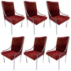 Set of 6 Dining Chairs by Pierre Cardin