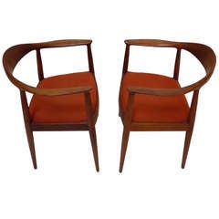 "The Chair" Pair by Hans Wegner from the George Abrams Estate