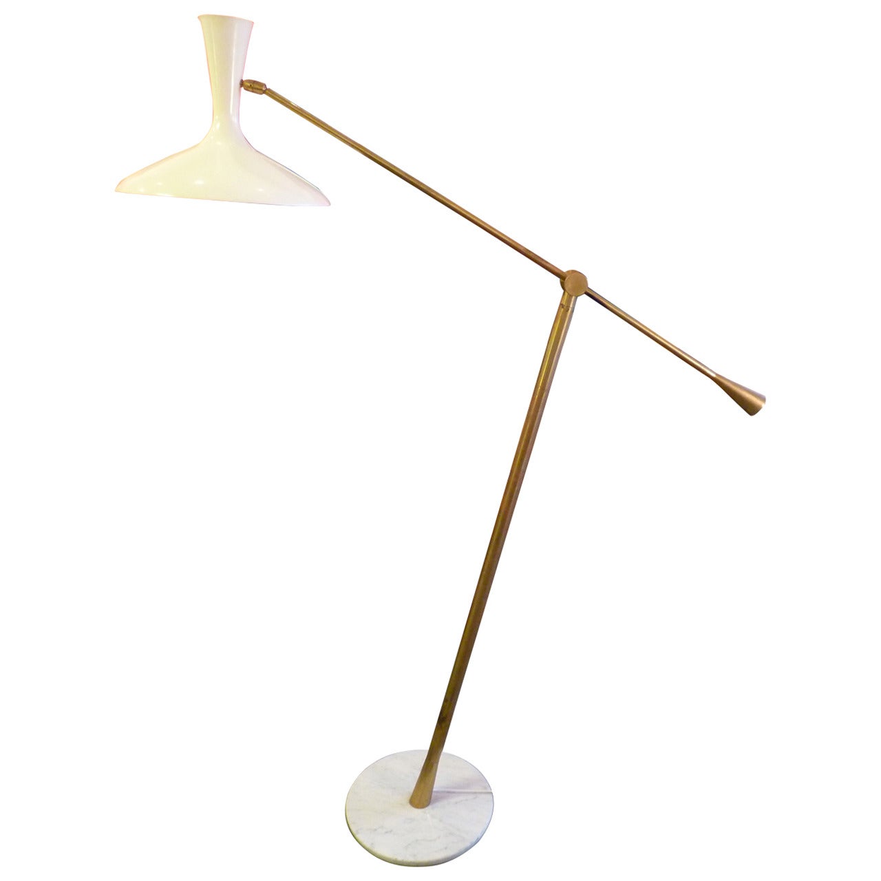 Custom Italian Floor Lamp For Sale