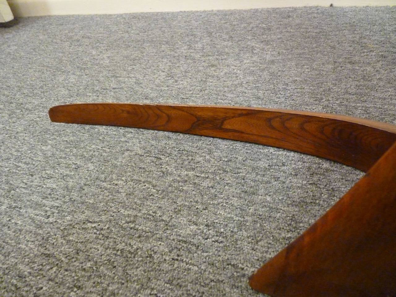 Italian Arc Floor Lamp in Walnut 2
