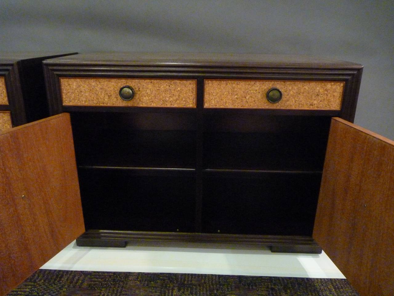 Pair of Cabinets or Oversized Nightstands by Paul Frankl 2