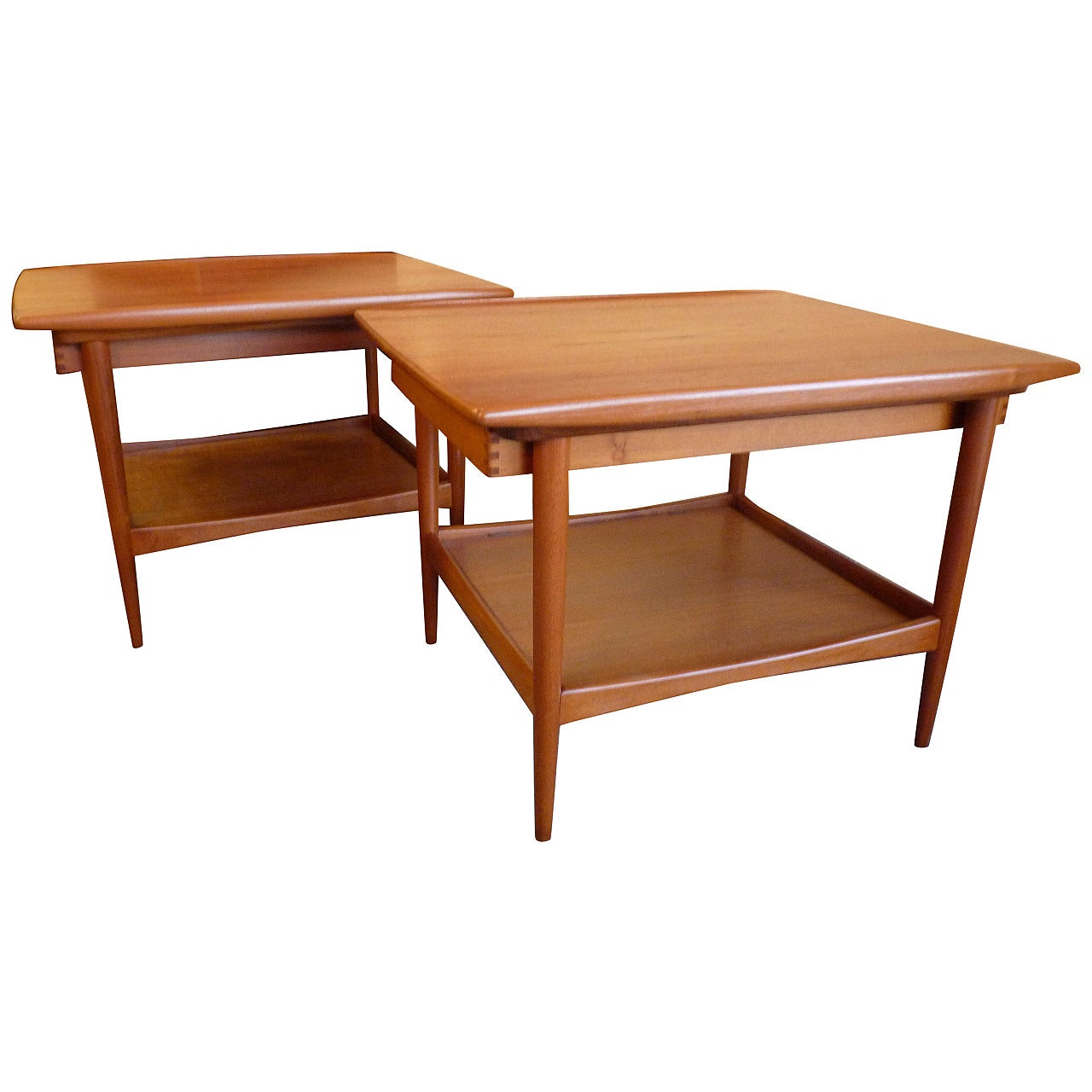 Pair of Danish Modern Side Tables by Moreddi