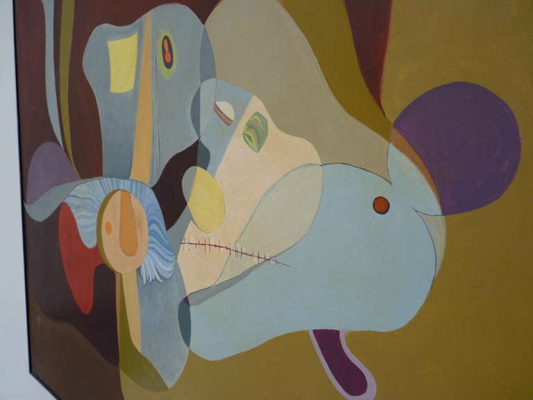Late 20th Century Abstract Painting By Michael Dormer