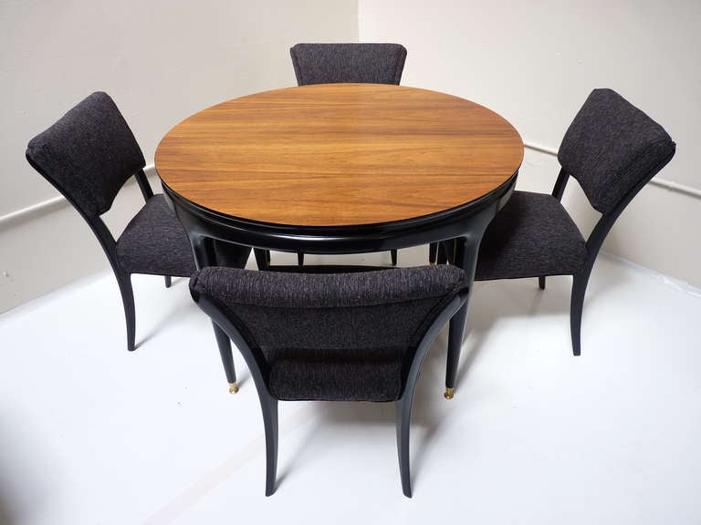 Set Of 4 Dining Chairs by Paul Laszlo For Brown Saltman 2
