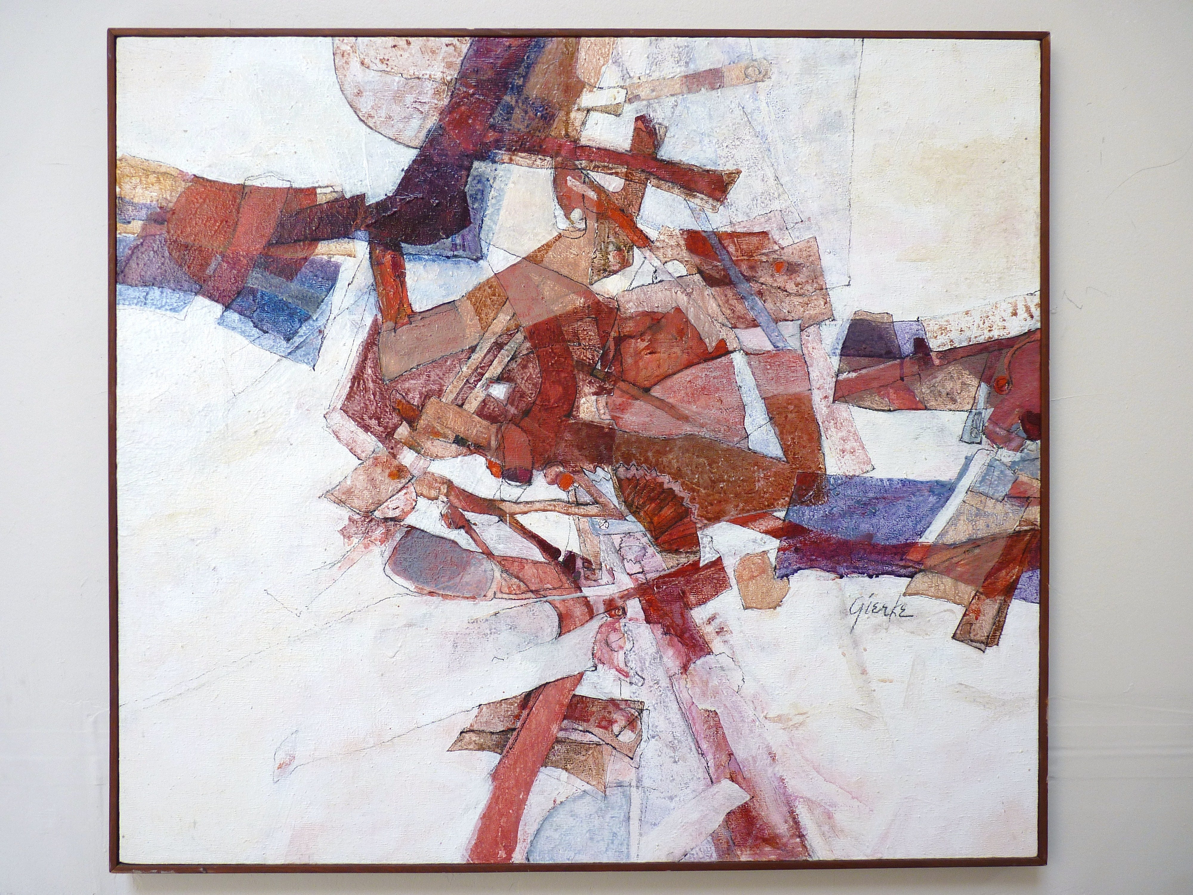 Large Abstract by Chicago Artist Sandra J. Gierke