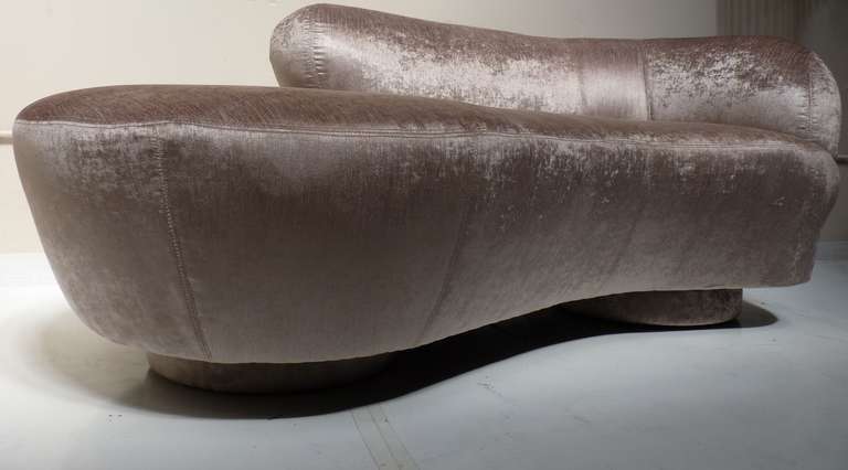 American Petite Serpentine Sofa by Vladimir Kagan for Directional