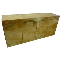 Paul Evans Cityscape Credenza in Brass for Directional