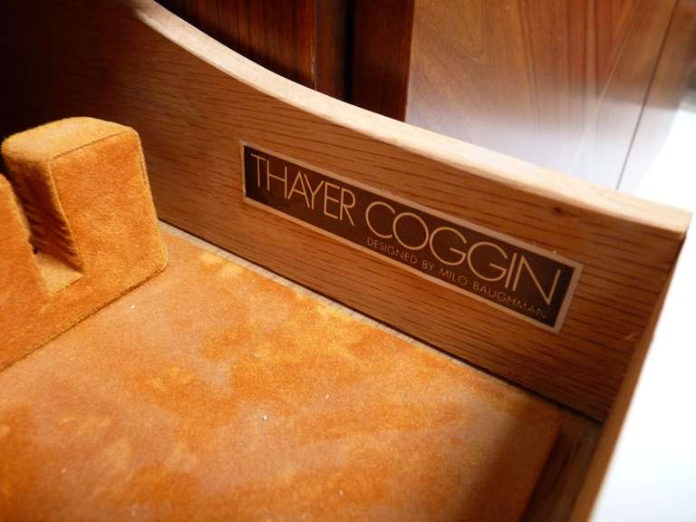 Late 20th Century Outstanding Rosewood Credenza by Milo Baughman for Thayer Coggin