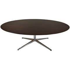 Florence Knoll Table or Desk in Rosewood