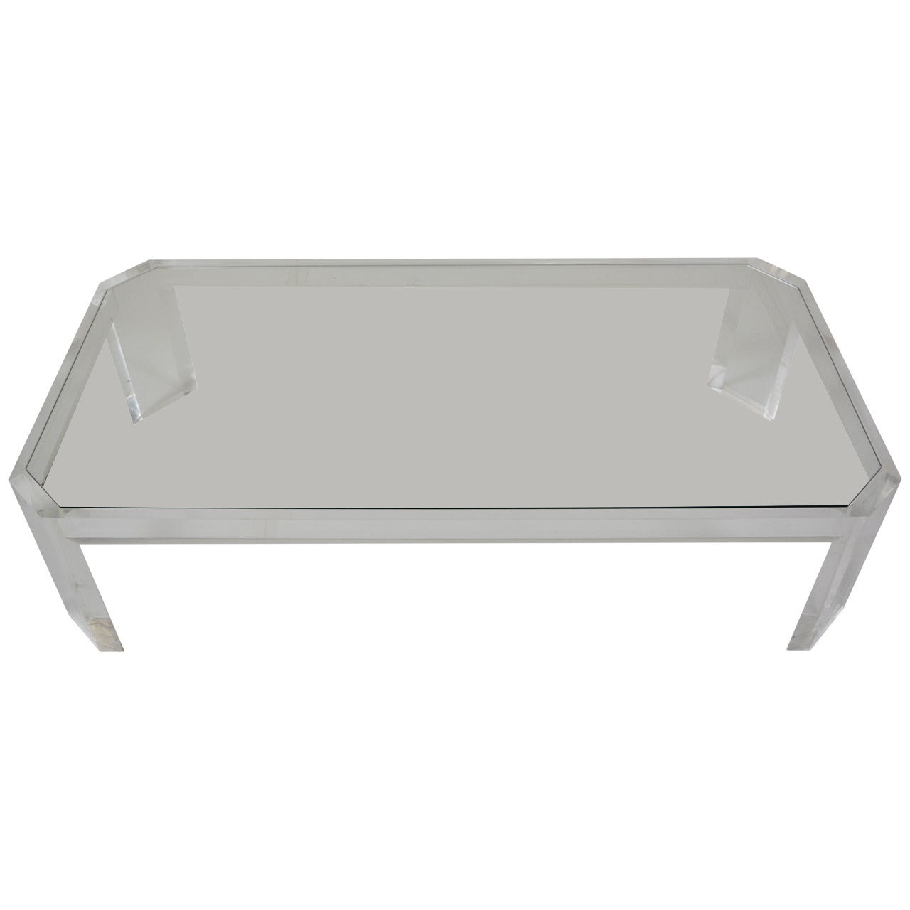 Lucite Cocktail Table by Charles Hollis Jones
