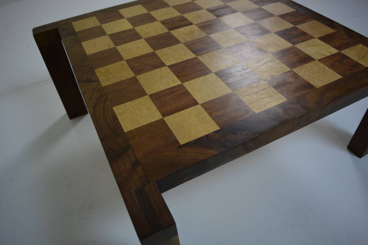 California Craft Cocktail Table and Chess, Checker Board 1