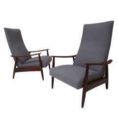 Pair of Milo Baughman Recliners for Thayer Coggin